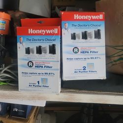 Honeywell Hepa Filters New 3 Pieces