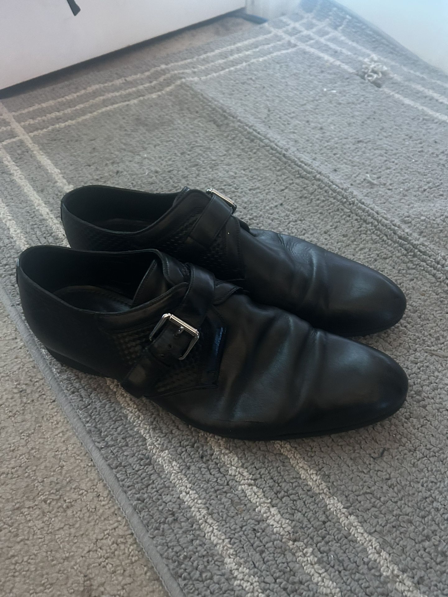 Louis Vuitton Leather Buckle Shoes