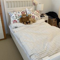 IKEA Hemnes White Twin Bed Frame