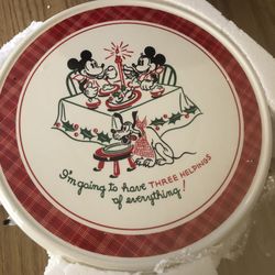 Mickey Mouse Cake Plate