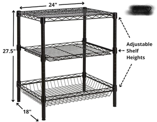 Refrigerator Stand (but can be used as shelving)