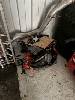 The GMC Denali 3500 Dually suspension and leaf spring