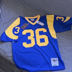 Mitchell n Ness  Jerome Bettis Los Angeles RAMS throwback jersey