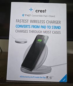Tilt Convertible Pad + Stand Fastest Wireless Charger