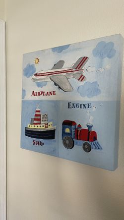 Art Pucture  Race Car For Kids Room 