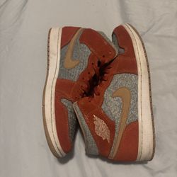 Air Jordan 1 Mid “Rust/Denim” – Size 9.5– Great Condition!