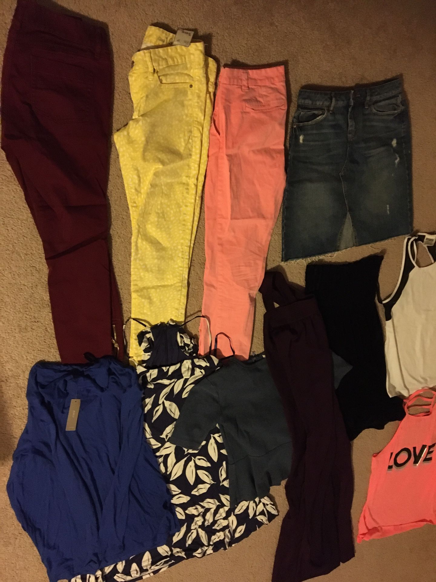 Lot of women’s clothes, purses, shoes, scarves and more