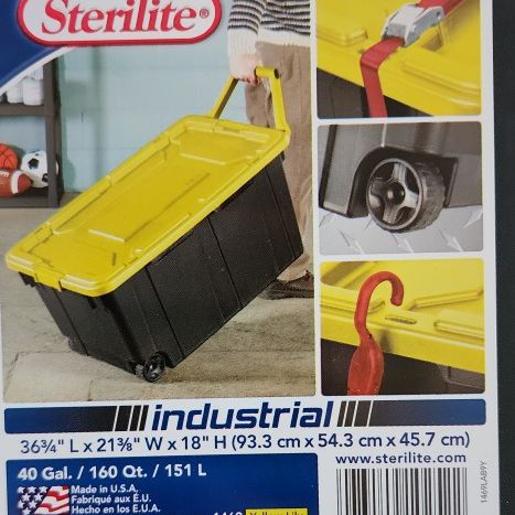 Sterilite 66Qt/62L Storage Container w/Lid for Sale in Charlotte, NC -  OfferUp