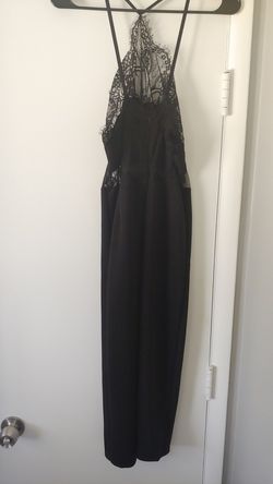 Black lace top dress size Medium