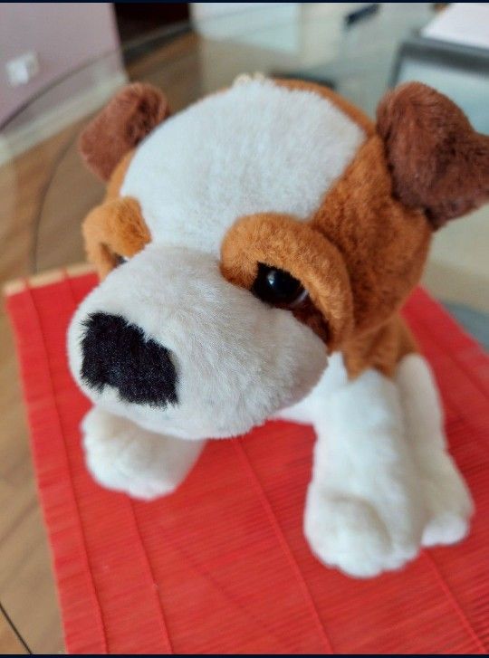 Barking Boxer Puppy From GUND. 10" Tall. Nice Gift For Valentine's Day.