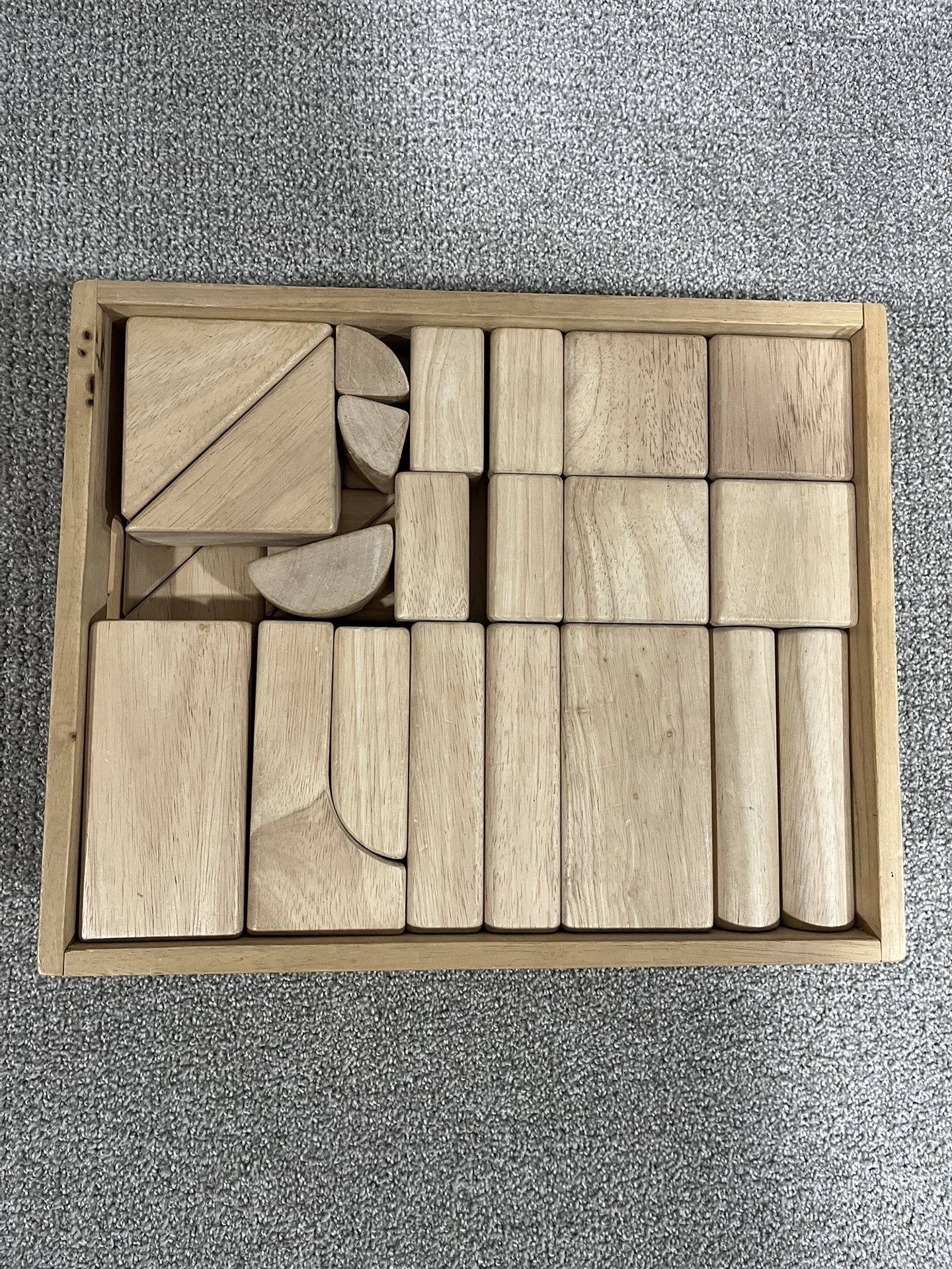 Melissa & Doug Raw Wood Block Set