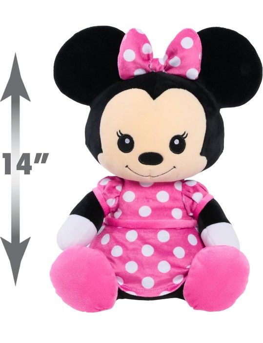 Disney 14" Minnie Mouse Comfort Weighted Plush For Sensory Kids- New