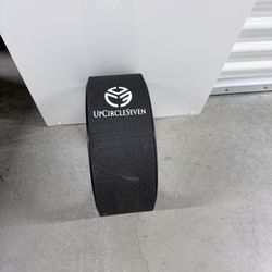 UpCircleSeven Yoga Wheel – Black/Gray – For Back Pain Relief & Deep Stretching