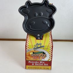 Cow Face - Non-Stick Pancake Skillet Never used (Mix Not included-Expired)