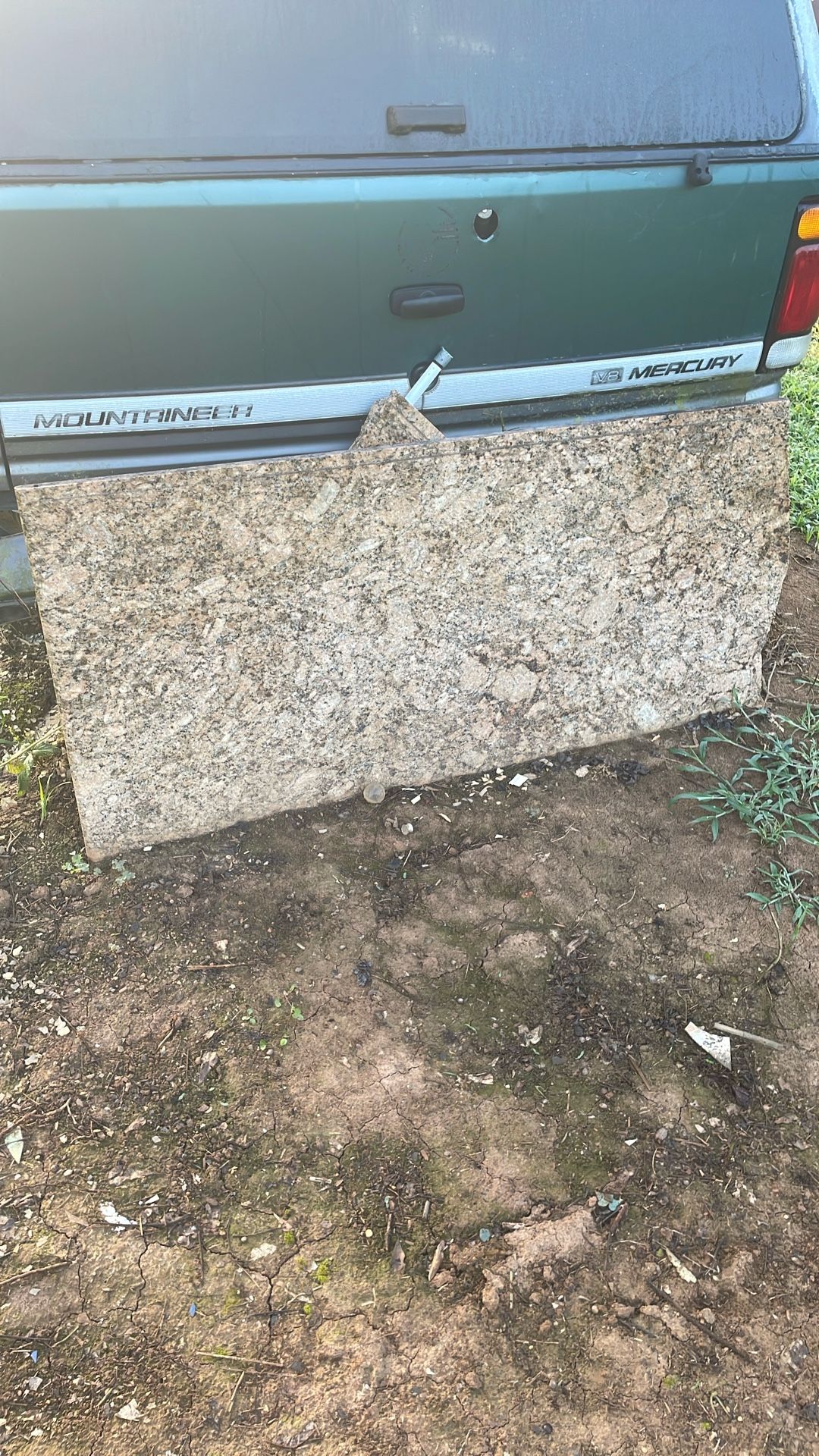 Brown granite top