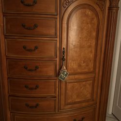 Wooden Dresser with Cabinet