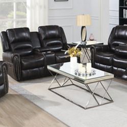 Brown Reclining Set 
