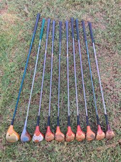 Vintage wood drivers and woods (mostly ladies flex)