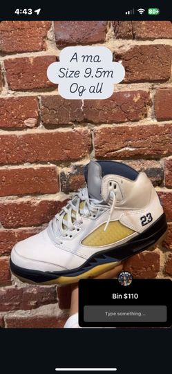 Jordan 5 A Ma Size 9.5m