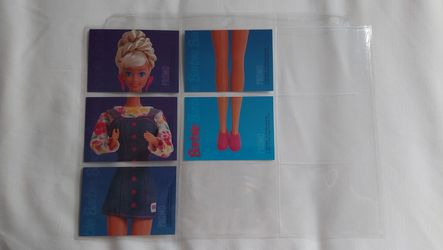 1993 Barbie Promo Cards - 5 Total - Double Sided