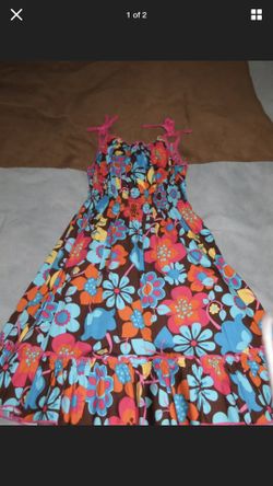 NWOT Bonnie Jean Girls Floral Dress Size 6