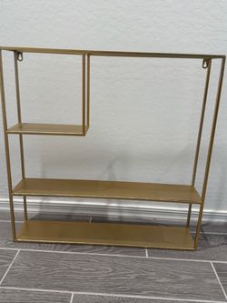 Gold shelf