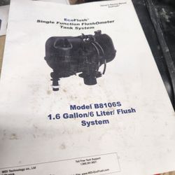 Ecoflush Toilet Tank Kit