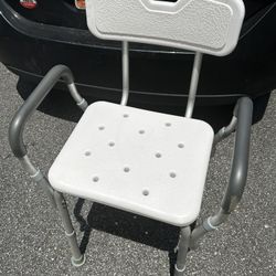 Shower Bench With Backrest / Shower Chair With Backrest 
