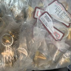 Vis Brass Pipe Fitting Bulkhead Coupling 