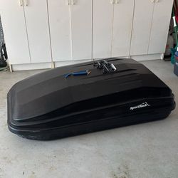 SportRack Vista XL Rear Opening Cargo Box Black