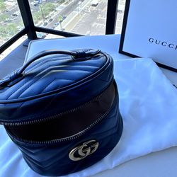 Authentic Gucci Vanity Backpack Black 