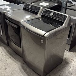 LG Top Load Washer And Gas Dryer Set