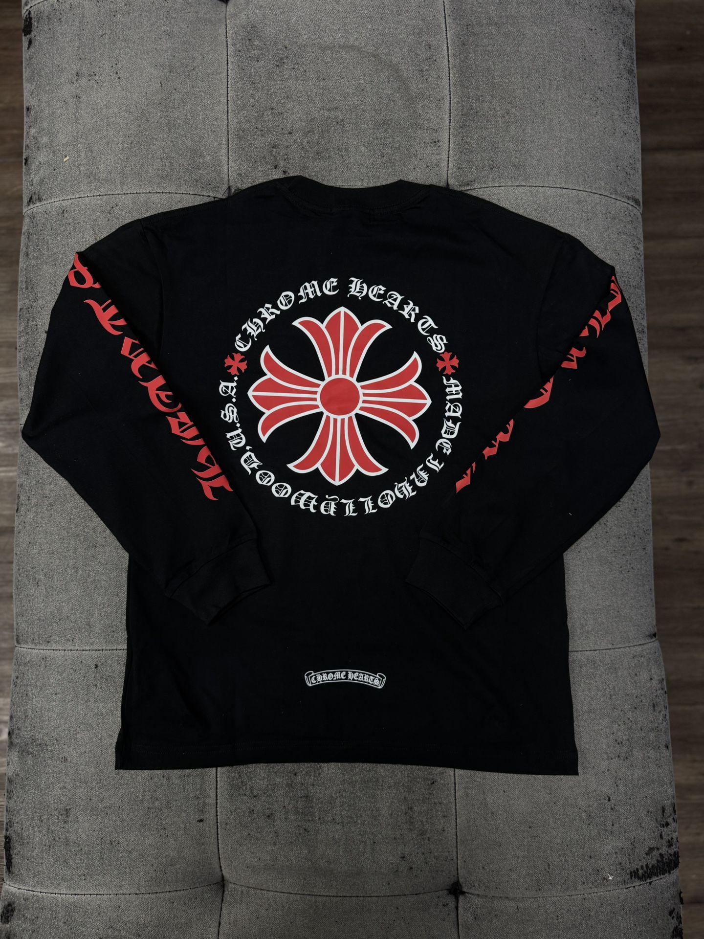 Chrome Hearts Hollywood Black Long Sleeve T Shirt