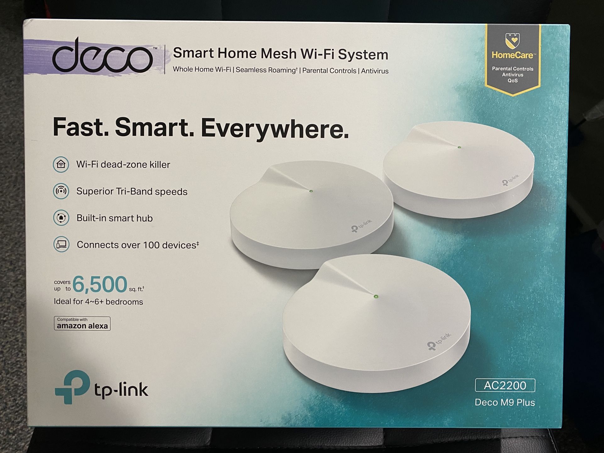 TP-Link Deco M9 Plus Mesh WiFi System 3-Pack