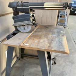 Craftsman 10” radial arm saw