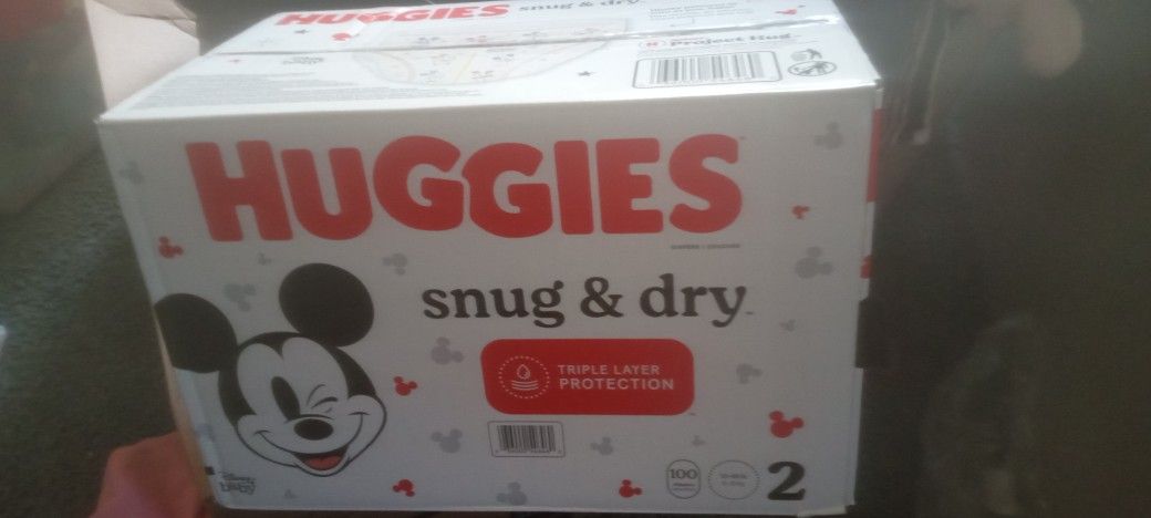 Size 2 Huggies Brand New Boxes 