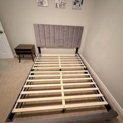 Queen Bed Frame with Night Stands