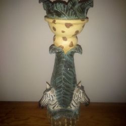 Beautiful Zebra Candle Holder