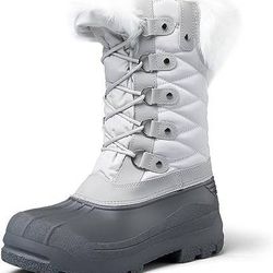 NEW Size 9 Women Insulated Winter Snow Boots Warm Faux Fur Lined Waterproof Mid-Calf Boot
Rubber sole
