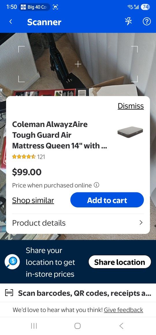 Coleman Air Mattress