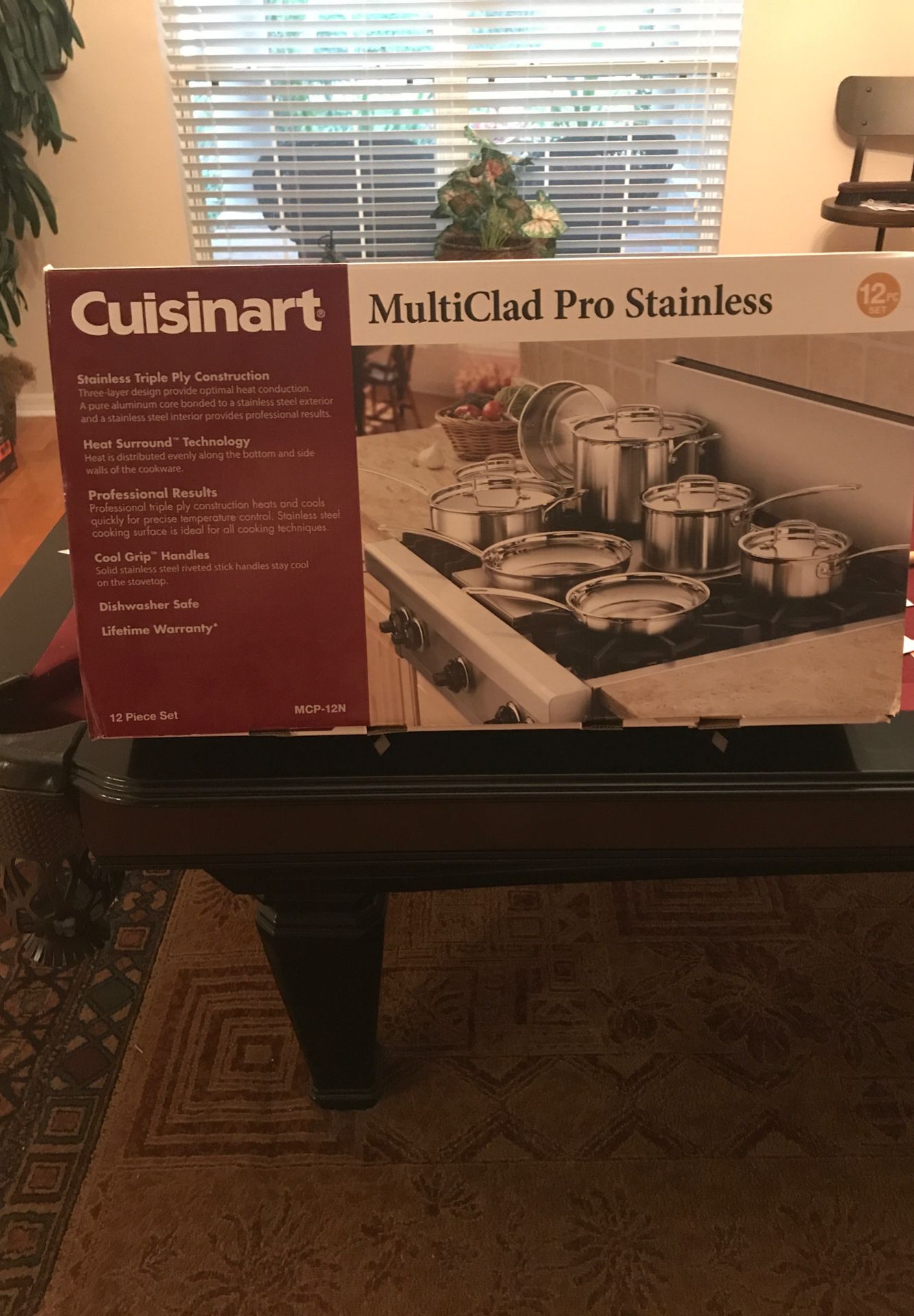 Cuisinart MCP-12N 12 pc Multiclad Pro Stainless Cookware