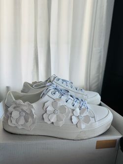 White Karl Lagerfeld Sneakers(Also posted in gold & black)