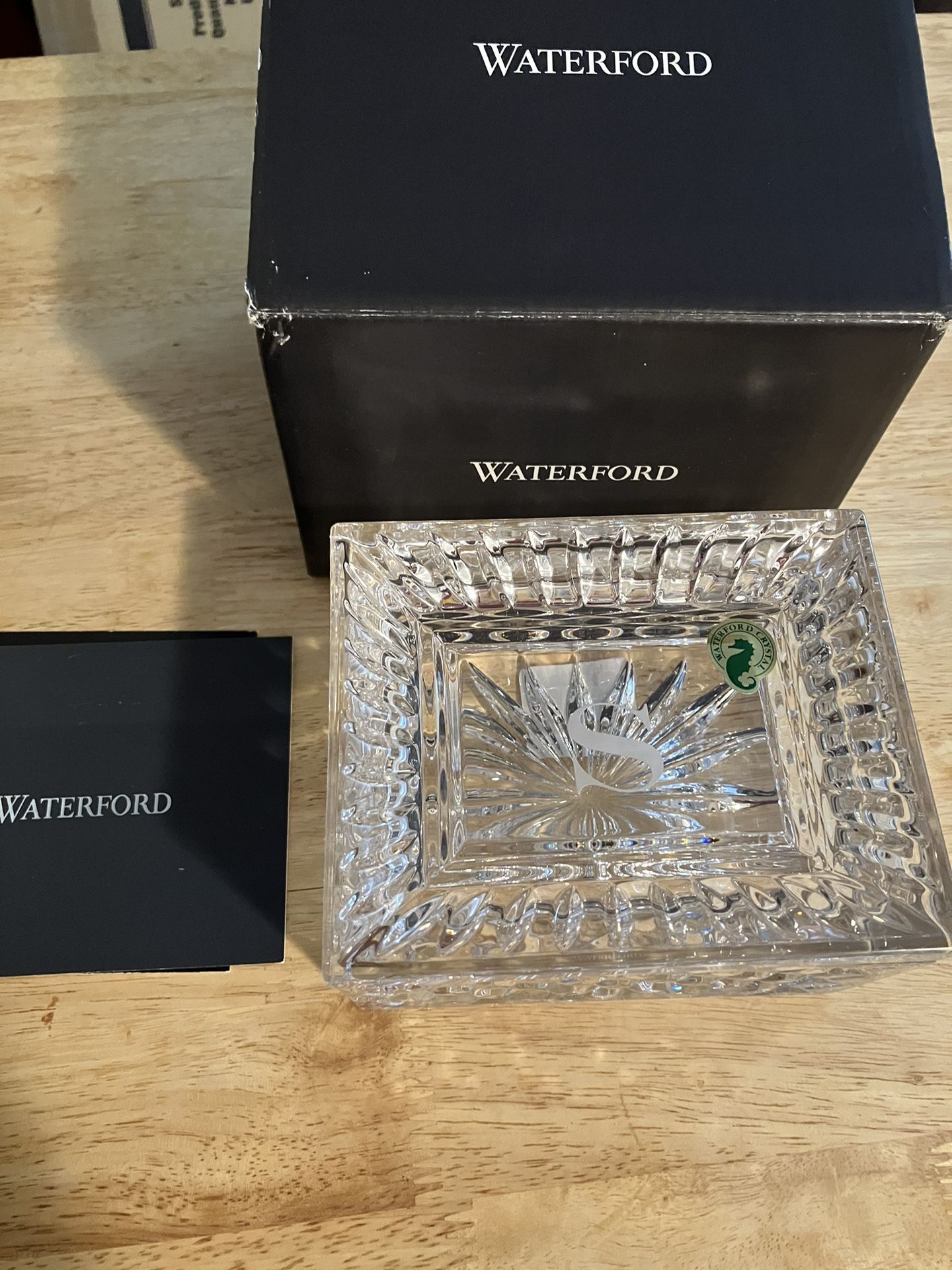 Waterford Crystal Container With Lid