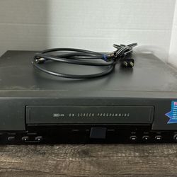 RCA Black VHS VCR Player (audio) 
