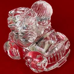 Vintage Precious Moments Clear Lead Crystal Figurine