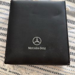 Mercedes black magnetic closure CD box 5 dollars