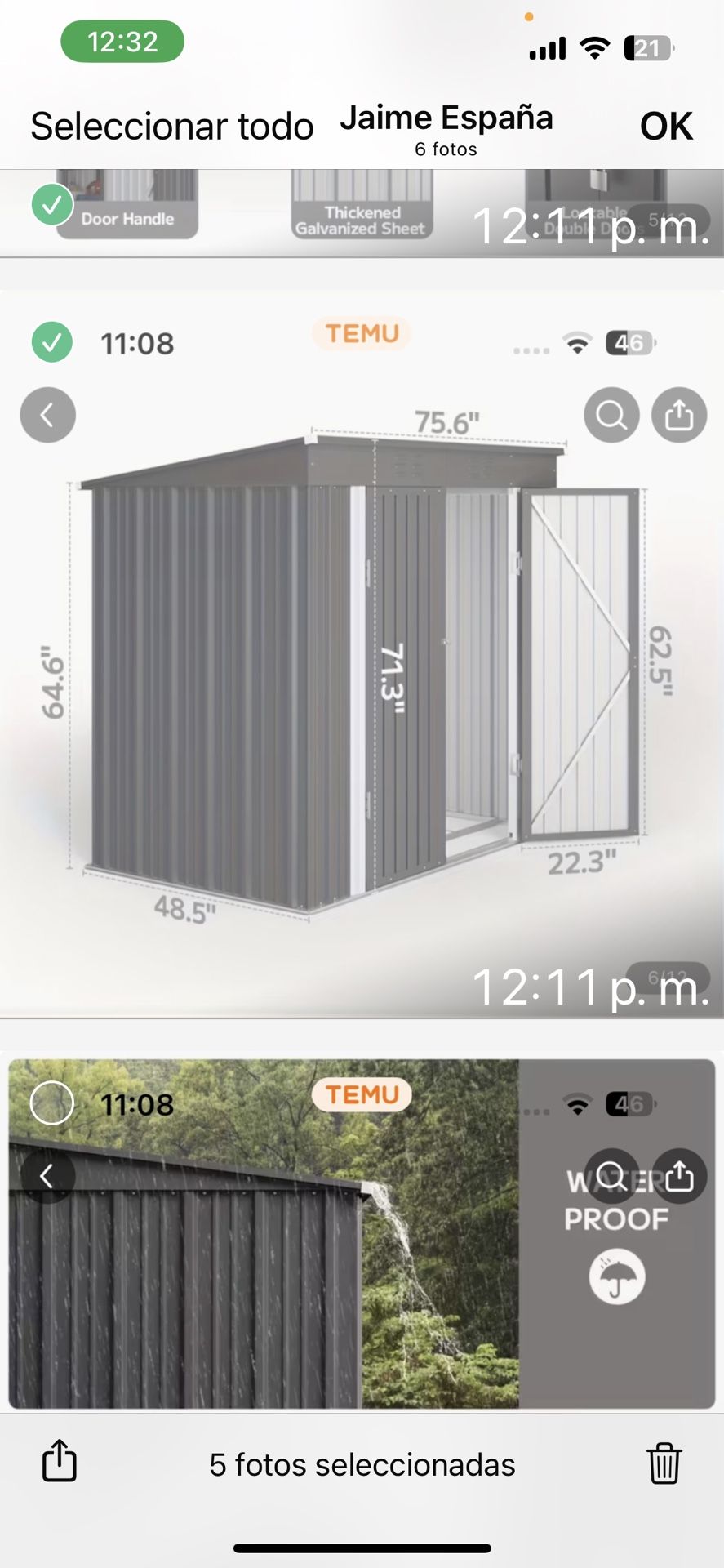 Brand New Outdoor Metal Storage Cabinet For Sale