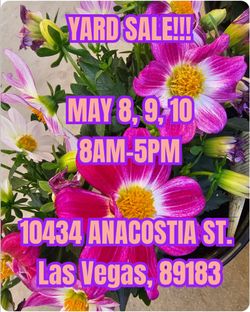Mom's Day Biggest Yard Sale Weekend 💐💕