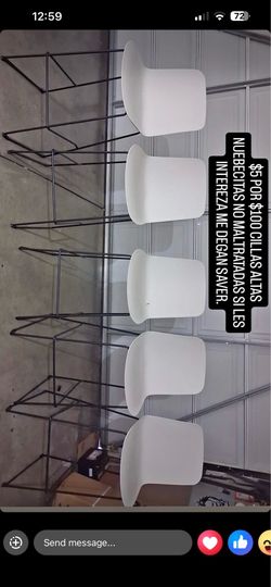 5 high chairs