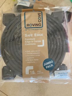 4 Packs Safe Edge Furniture Edge & Corner Cushions 18 Ft Child Safety